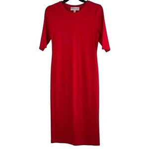 Philosophy Republic Clothing Classic Red Dress Size Small Short Sleeve Straight